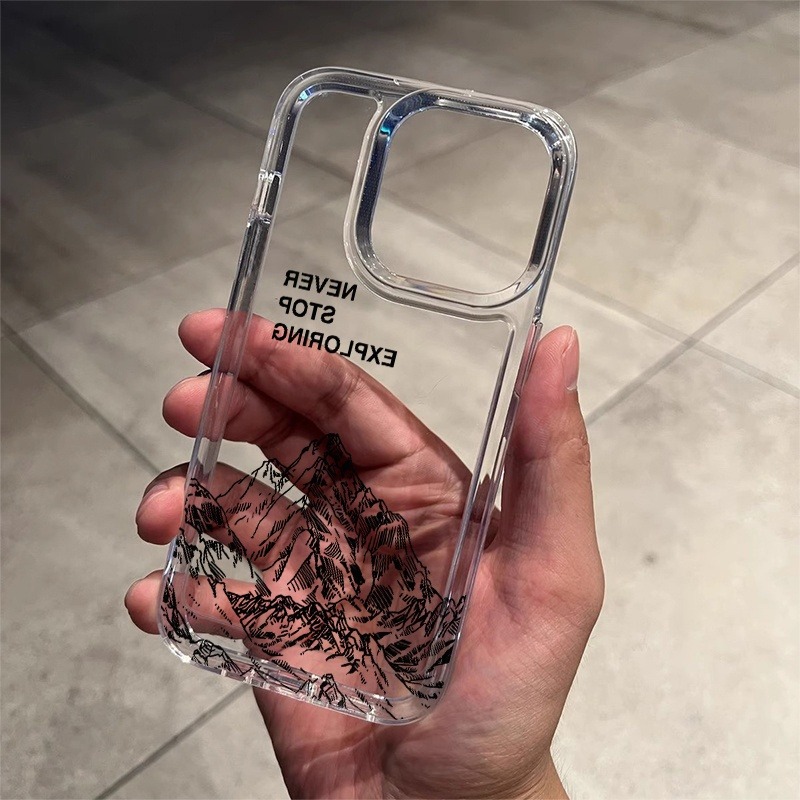Phone Cases Iphone 13 - Funda Transparente Suave con Diseño de