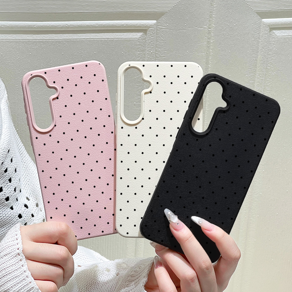 Phone Cases Galaxy A16 5G - Funda de silicona con lunares Ins