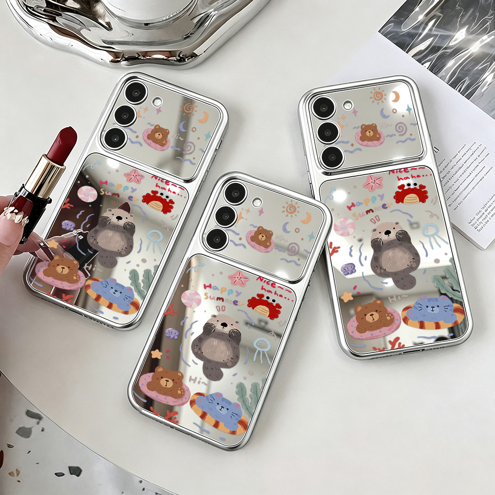 Funda con espejo y cordón con  - Phone Cases Galaxy A16 5G reseña y precio
